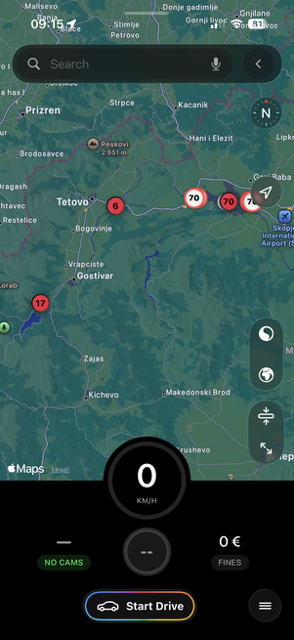 Road Shield app screenshot
